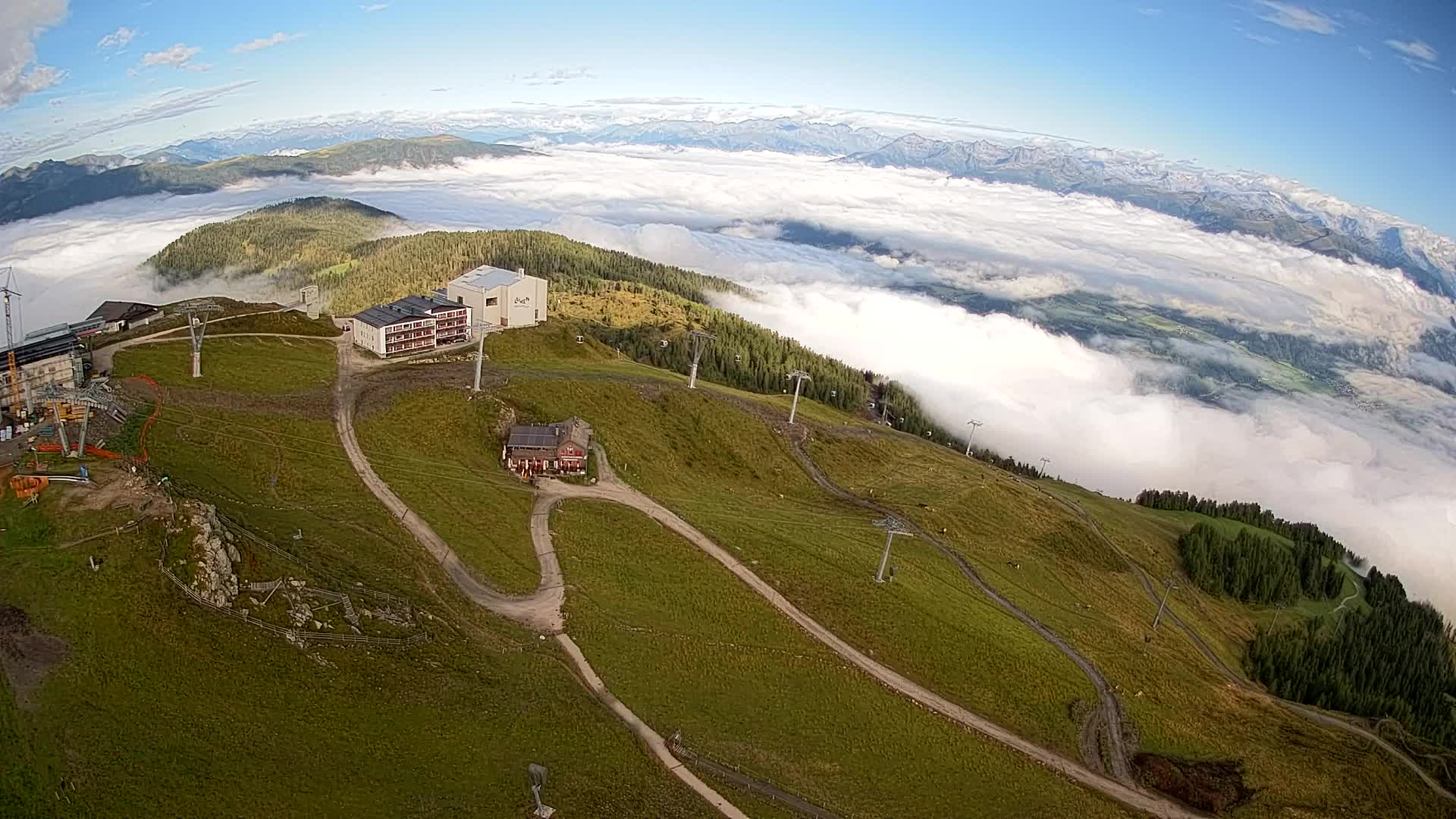Stazione sciistica di Plan de Corones | vista su Brunico