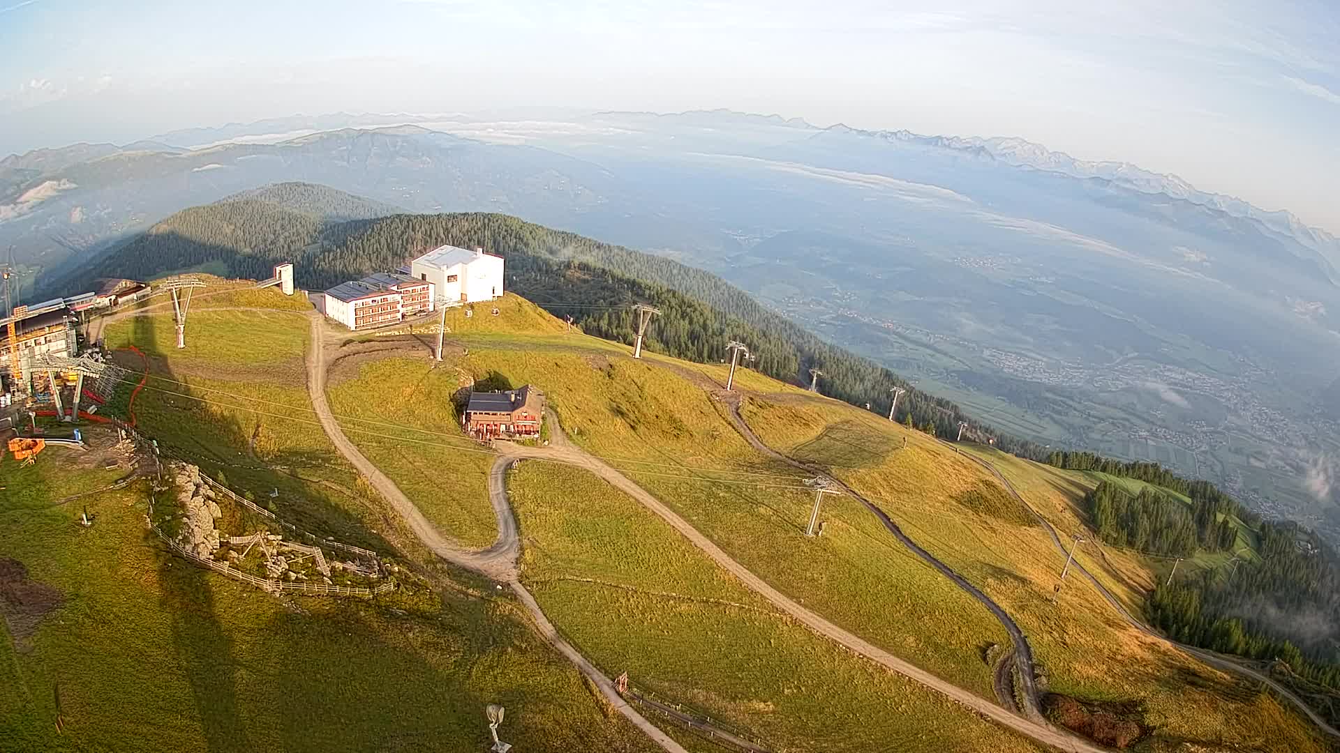 Smučišče Kronplatz – vrh | pogled na Bruneck