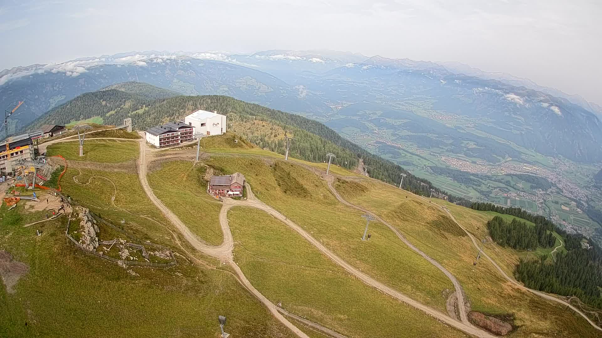 Stazione sciistica di Plan de Corones | vista su Brunico