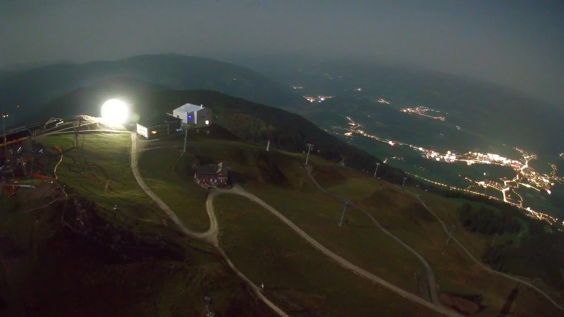 Station de ski Kronplatz sommet | vue sur Brunico