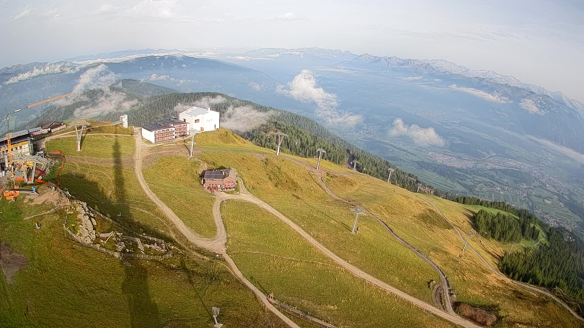 Stazione sciistica di Plan de Corones | vista su Brunico