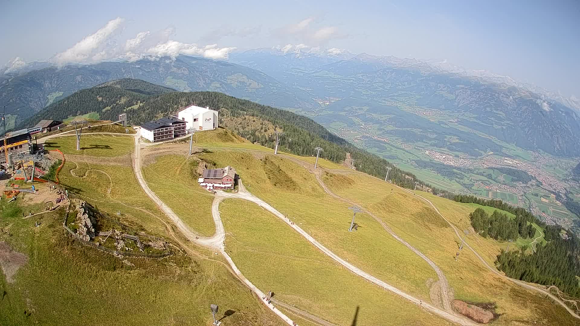 Stazione sciistica di Plan de Corones | vista su Brunico