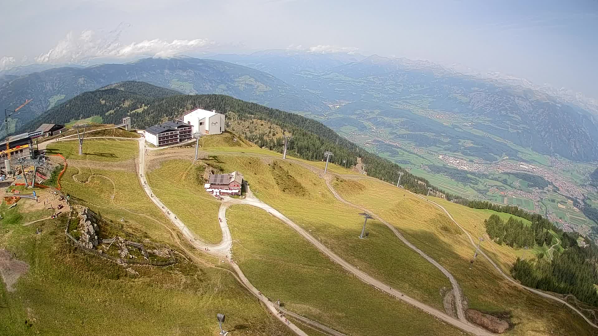 Smučišče Kronplatz – vrh | pogled na Bruneck