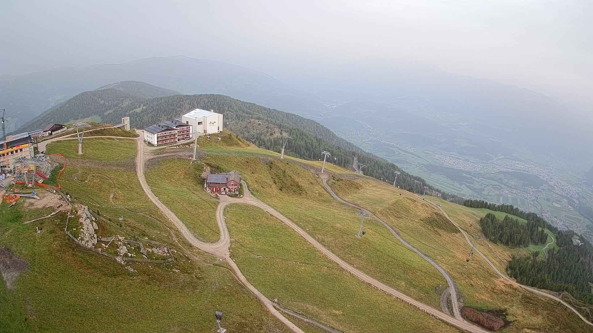 Kronplatz peak Ski resort | view to Bruneck
