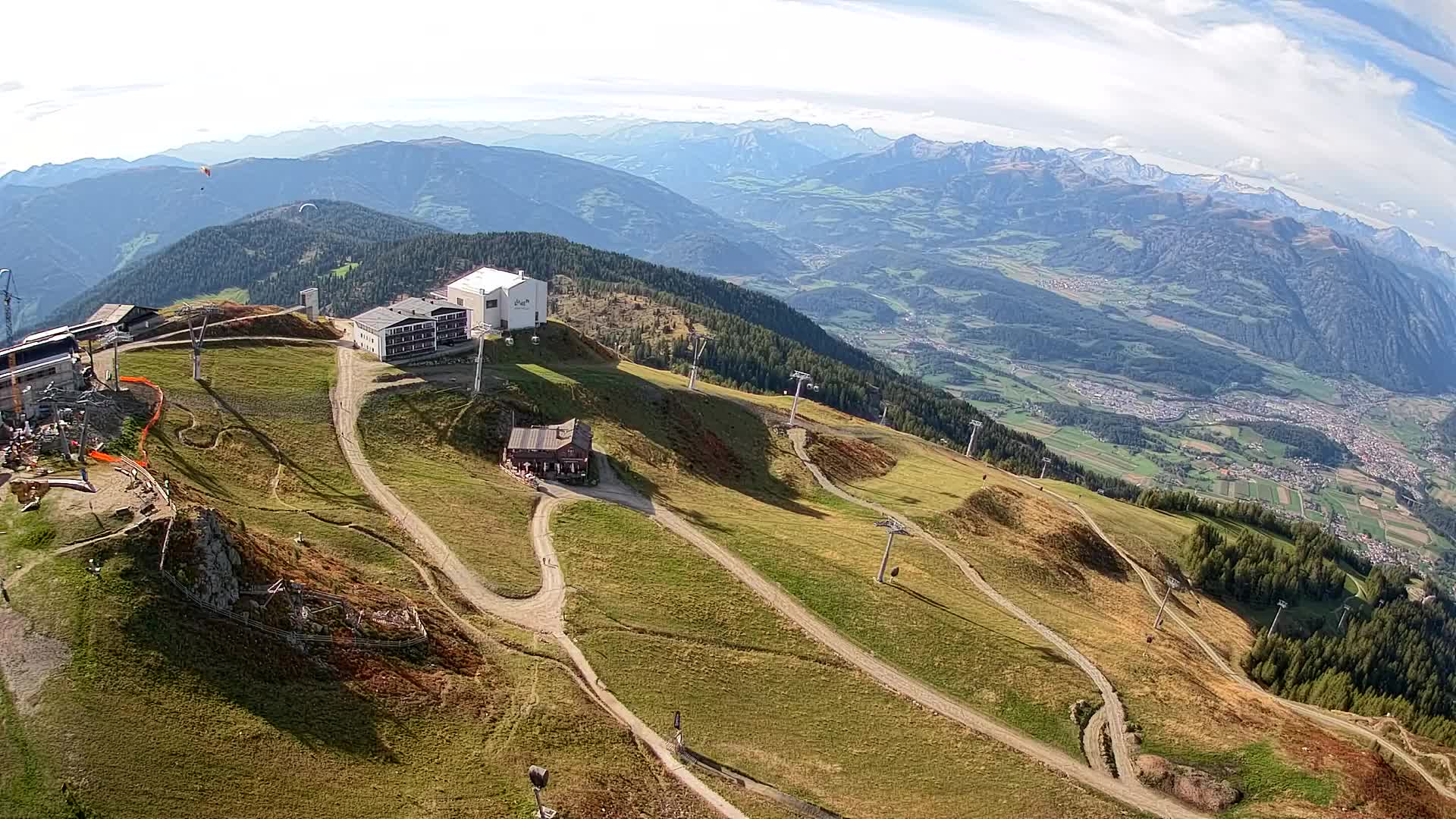 Kronplatz peak Ski resort | view to Bruneck