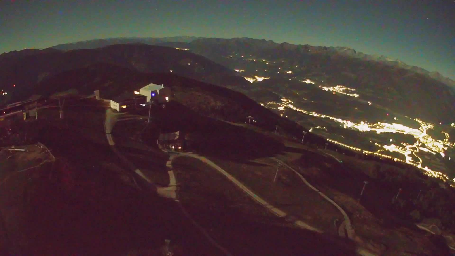 Skigebiet Kronplatz Gipfel | Blick auf Bruneck