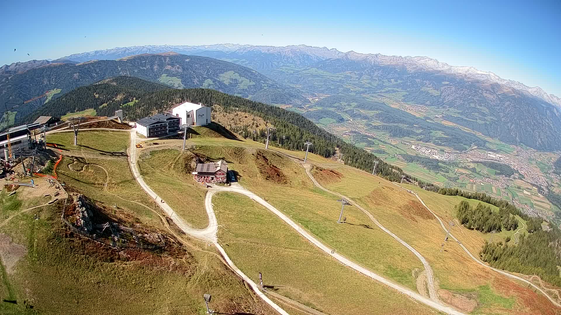 Kronplatz peak Ski resort | view to Bruneck