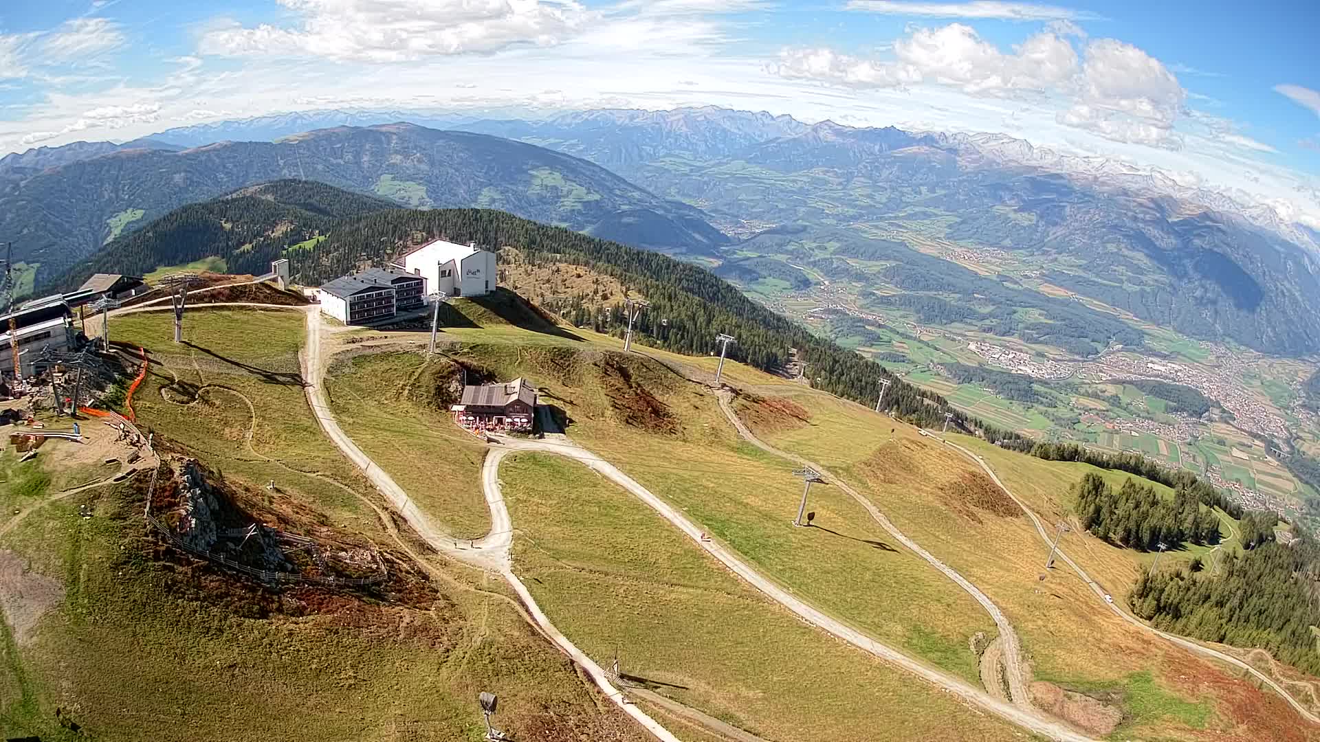 Kronplatz peak Ski resort | view to Bruneck
