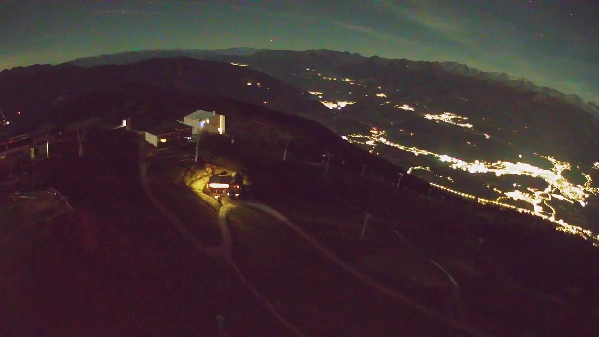 Kronplatz peak Ski resort | view to Bruneck