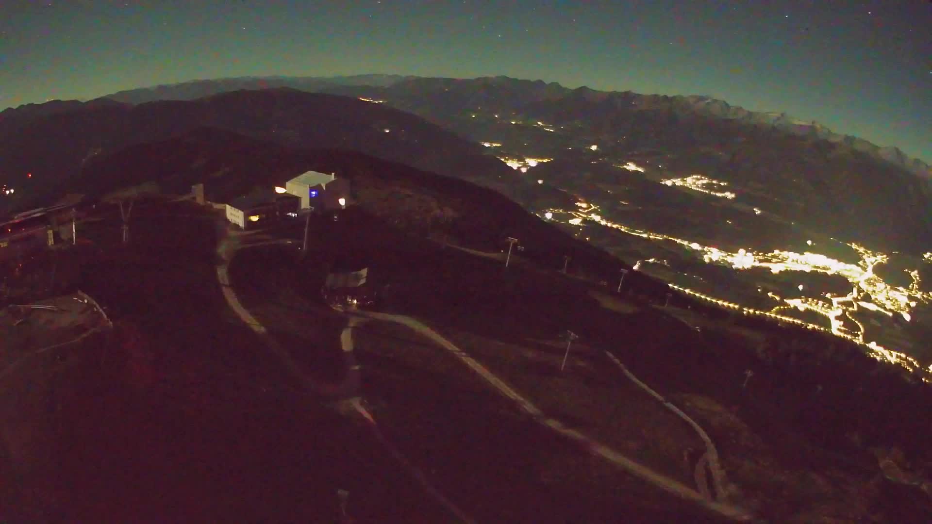 Kronplatz peak Ski resort | view to Bruneck