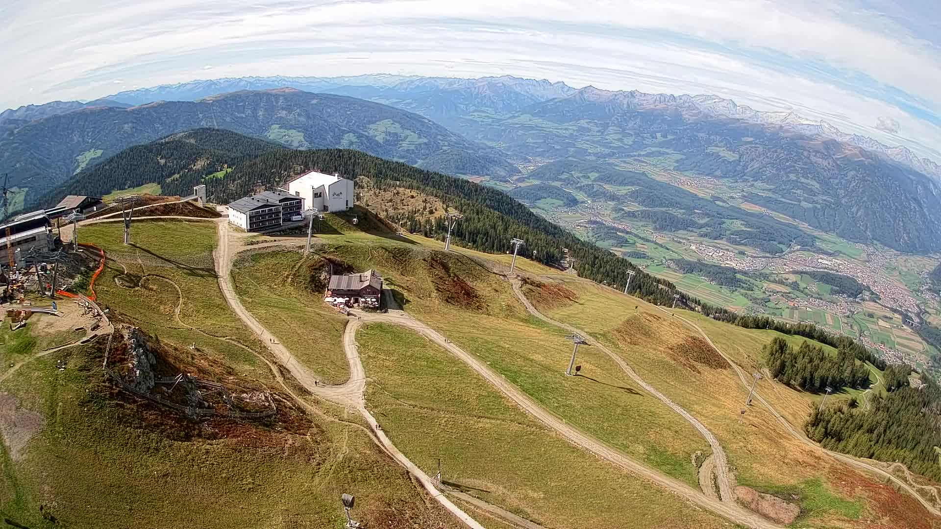 Smučišče Kronplatz – vrh | pogled na Bruneck