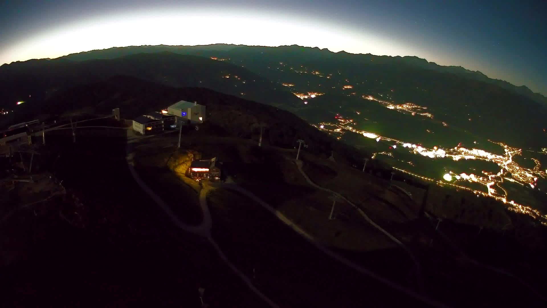 Kronplatz peak Ski resort | view to Bruneck