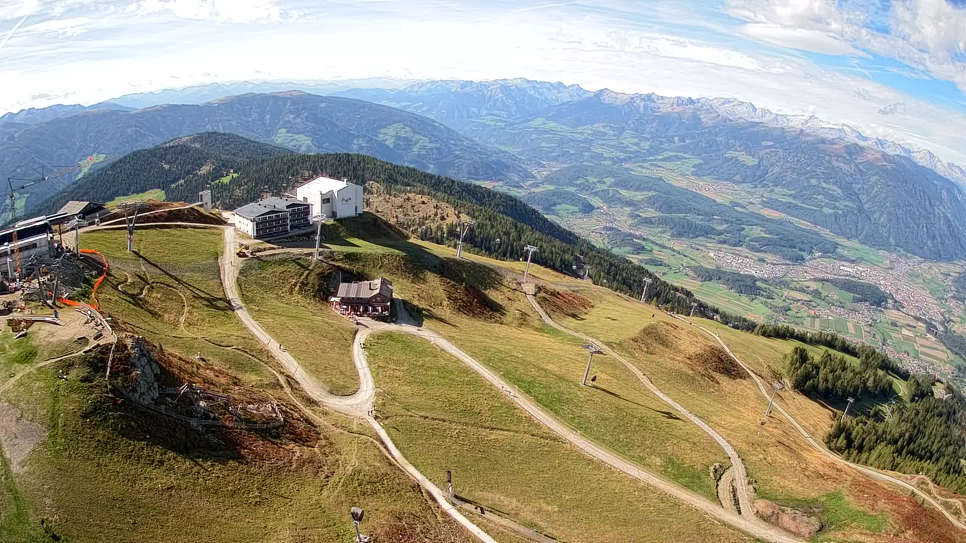 Kronplatz peak Ski resort | view to Bruneck