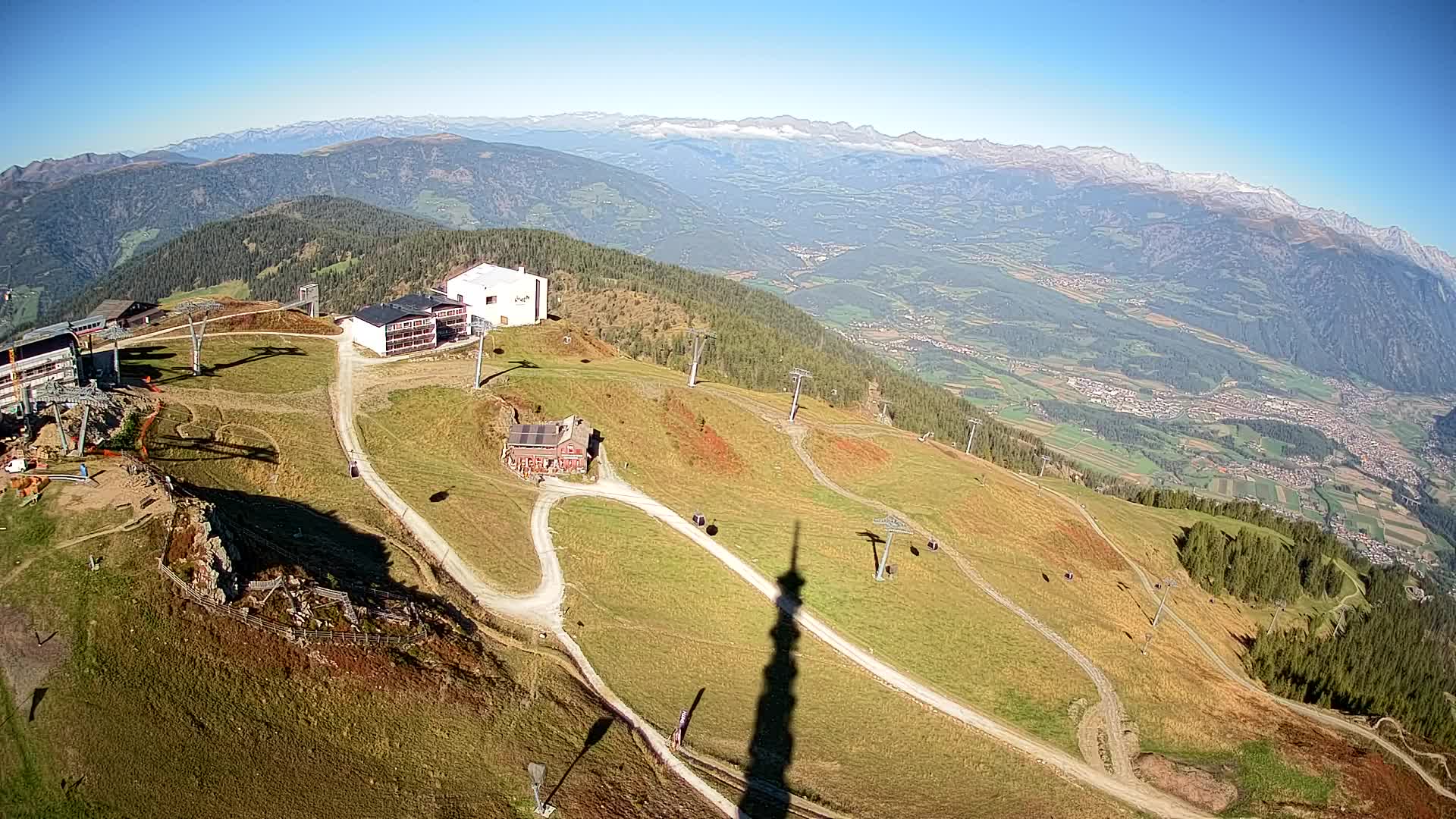 Kronplatz peak Ski resort | view to Bruneck