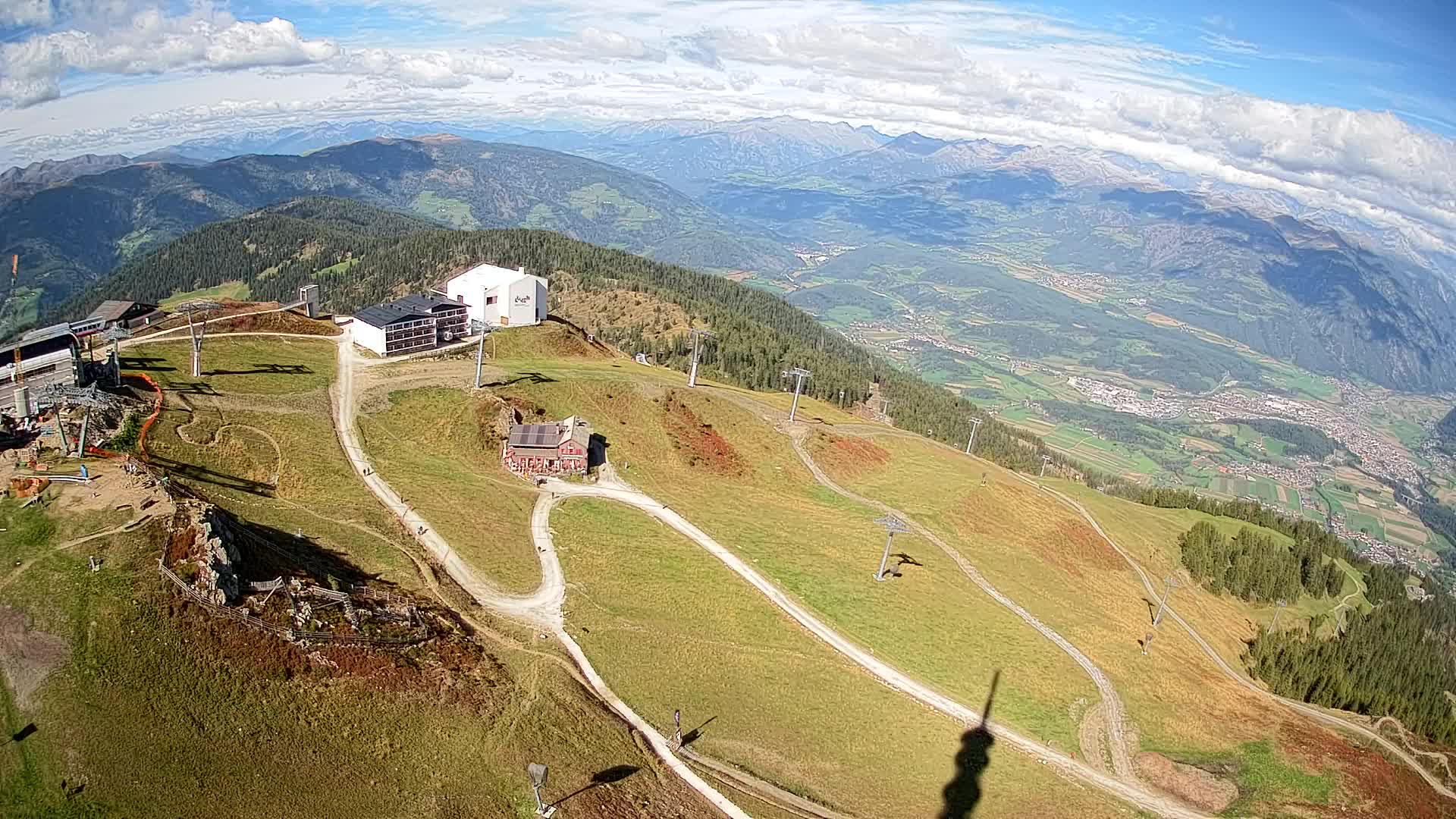 Kronplatz peak Ski resort | view to Bruneck