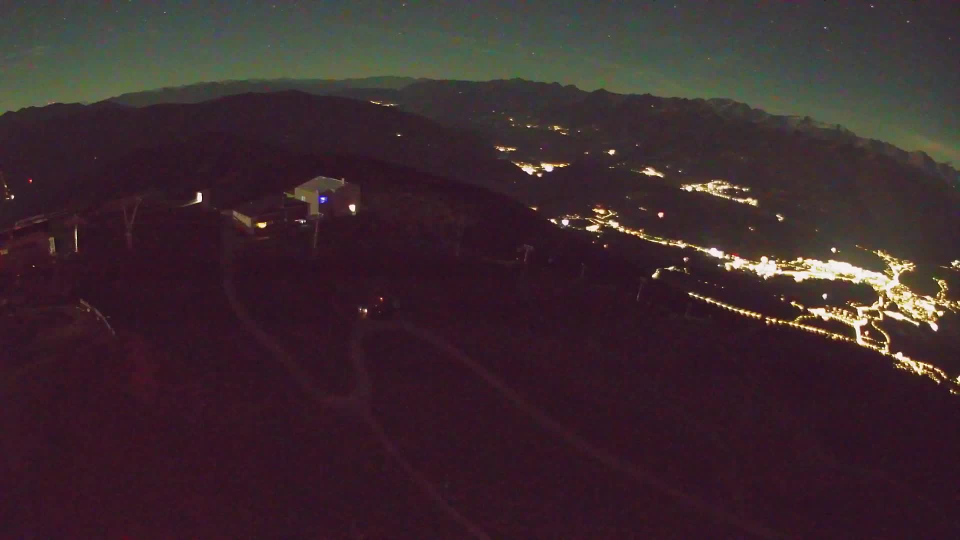 Station de ski Kronplatz sommet | vue sur Brunico