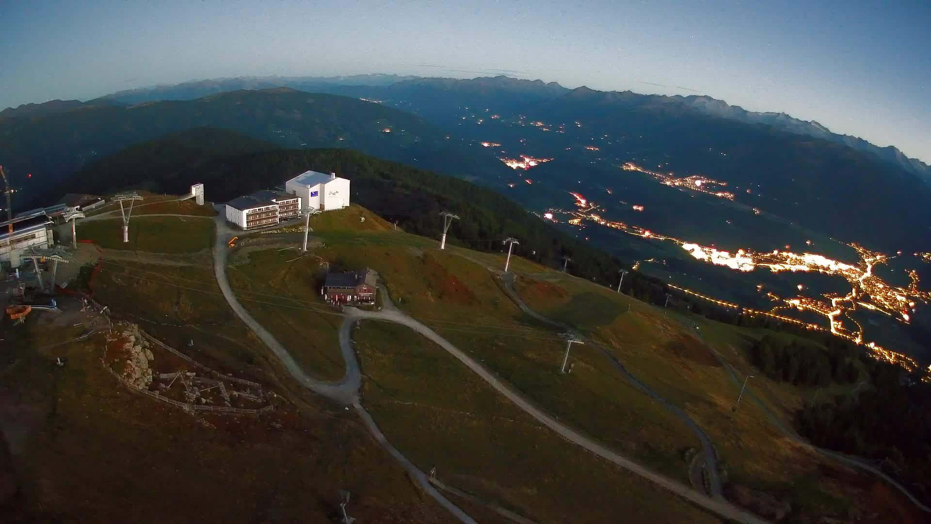 Kronplatz peak Ski resort | view to Bruneck