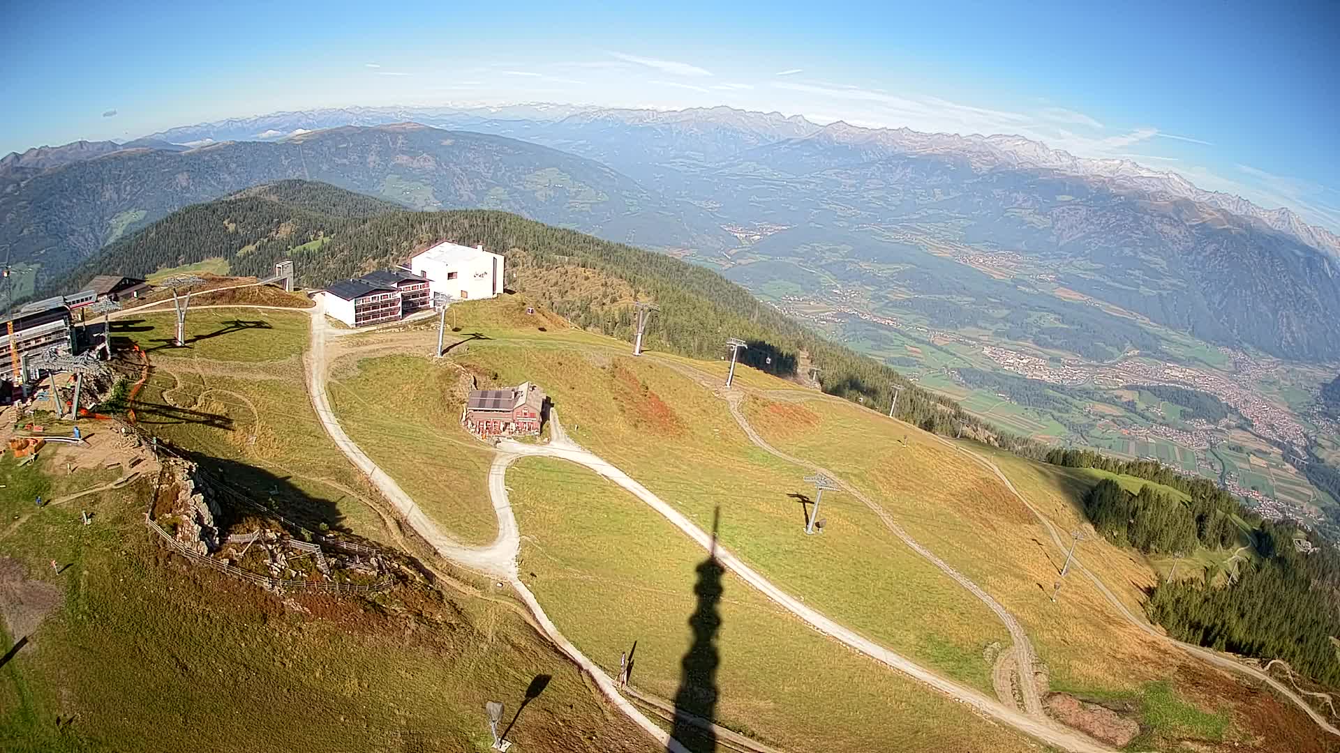 Stazione sciistica di Plan de Corones | vista su Brunico