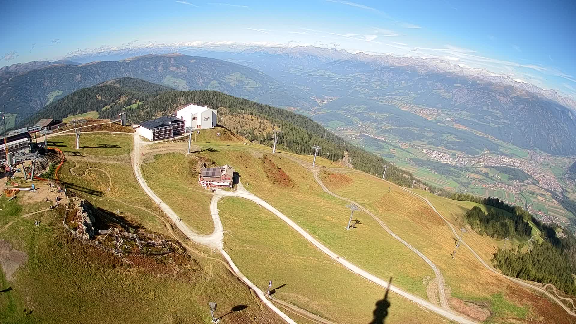 Stazione sciistica di Plan de Corones | vista su Brunico