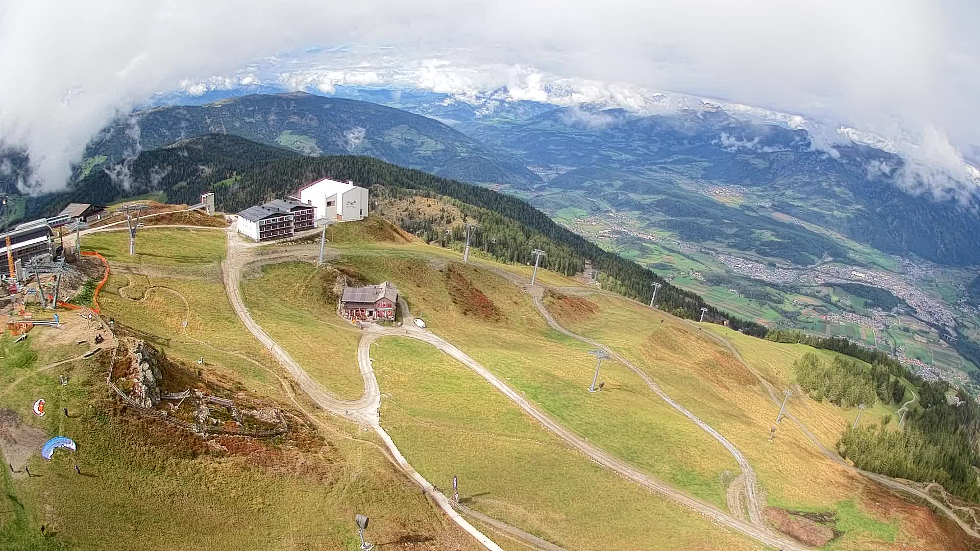 Smučišče Kronplatz – vrh | pogled na Bruneck