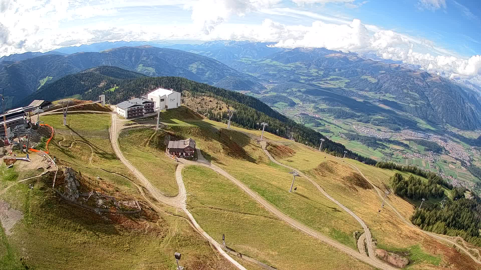 Kronplatz peak Ski resort | view to Bruneck