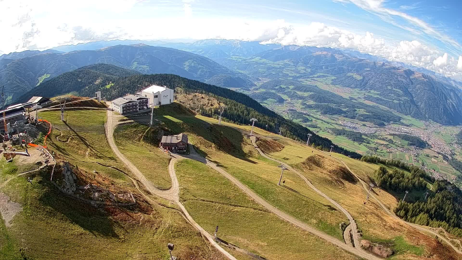 Stazione sciistica di Plan de Corones | vista su Brunico