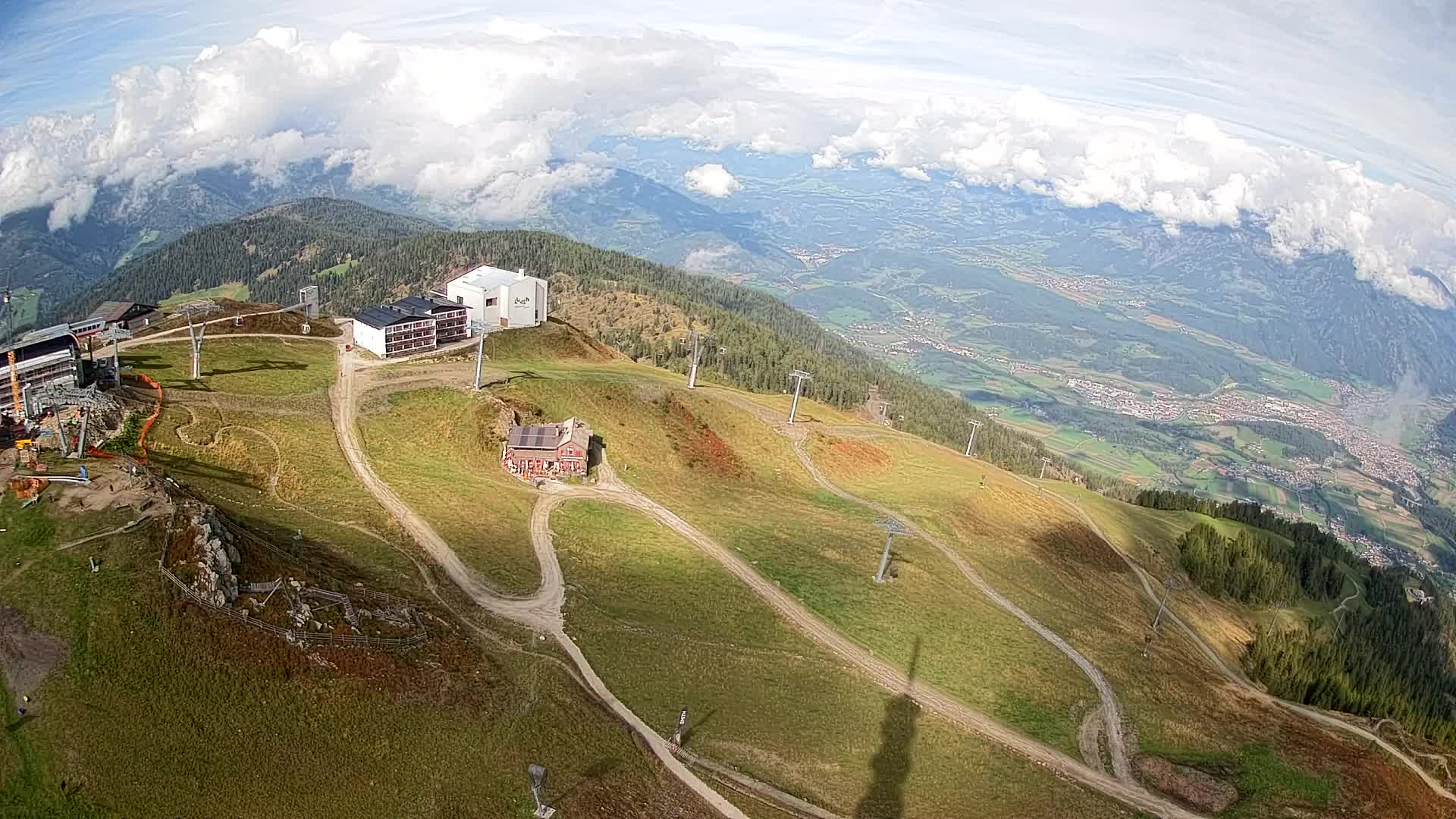 Kronplatz peak Ski resort | view to Bruneck