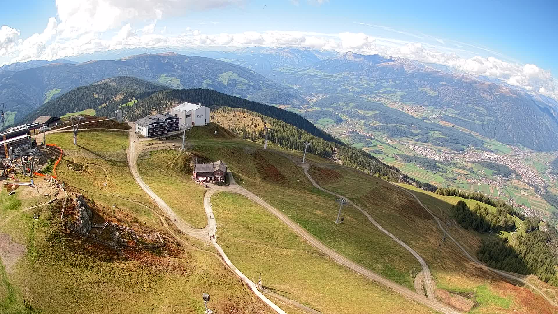 Kronplatz peak Ski resort | view to Bruneck