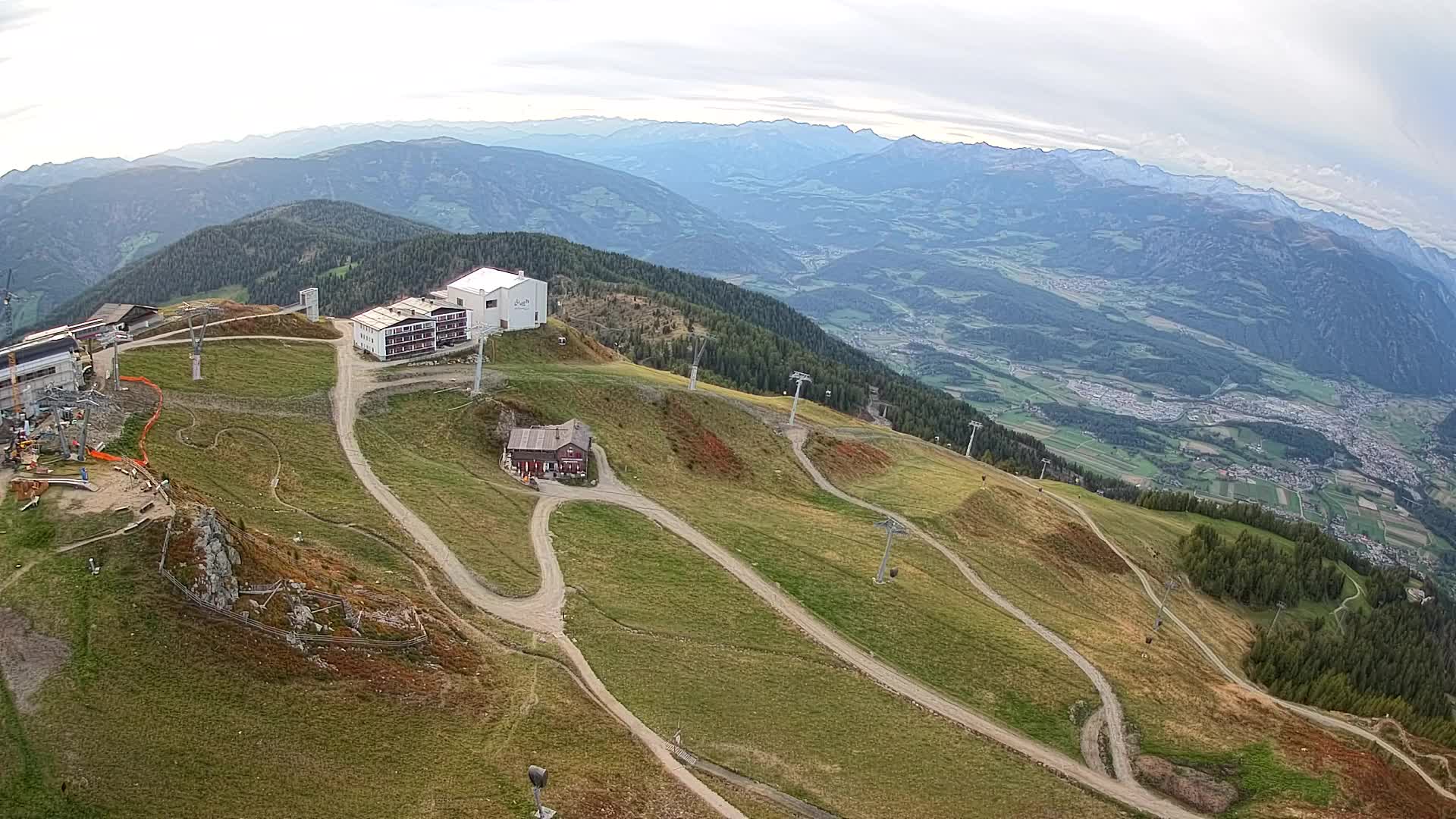 Kronplatz peak Ski resort | view to Bruneck