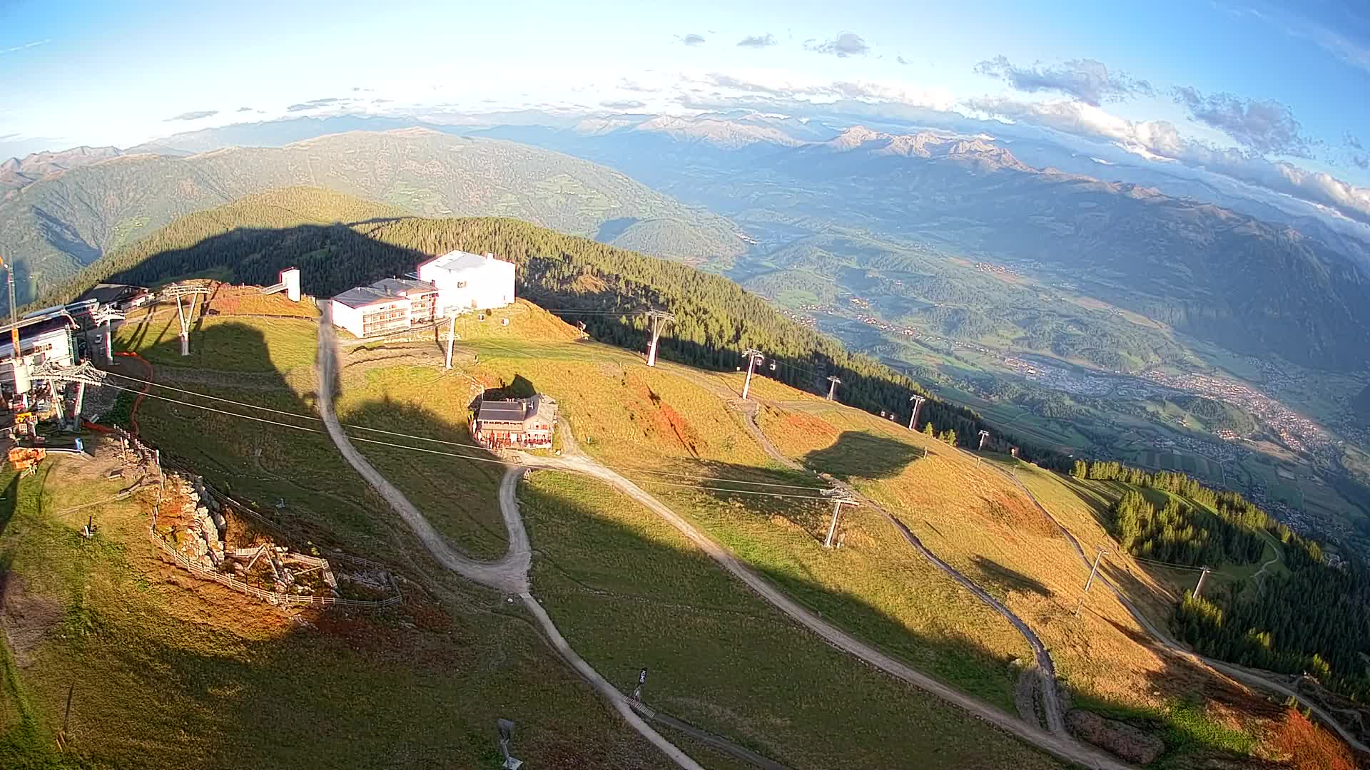 Stazione sciistica di Plan de Corones | vista su Brunico
