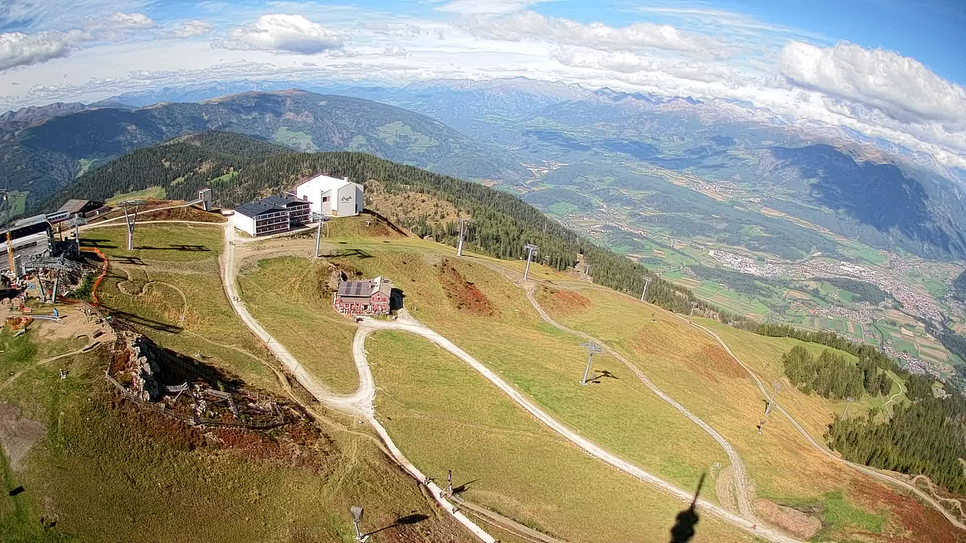 Kronplatz peak Ski resort | view to Bruneck