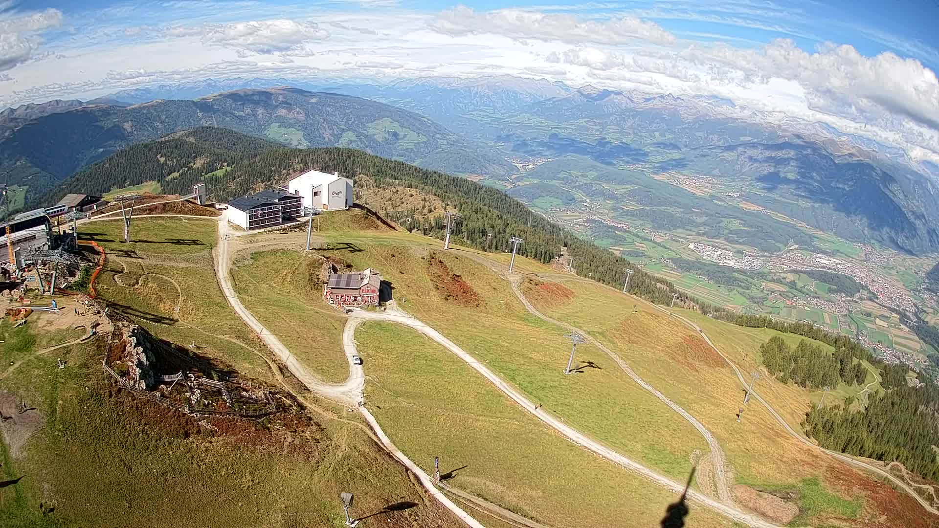 Kronplatz peak Ski resort | view to Bruneck