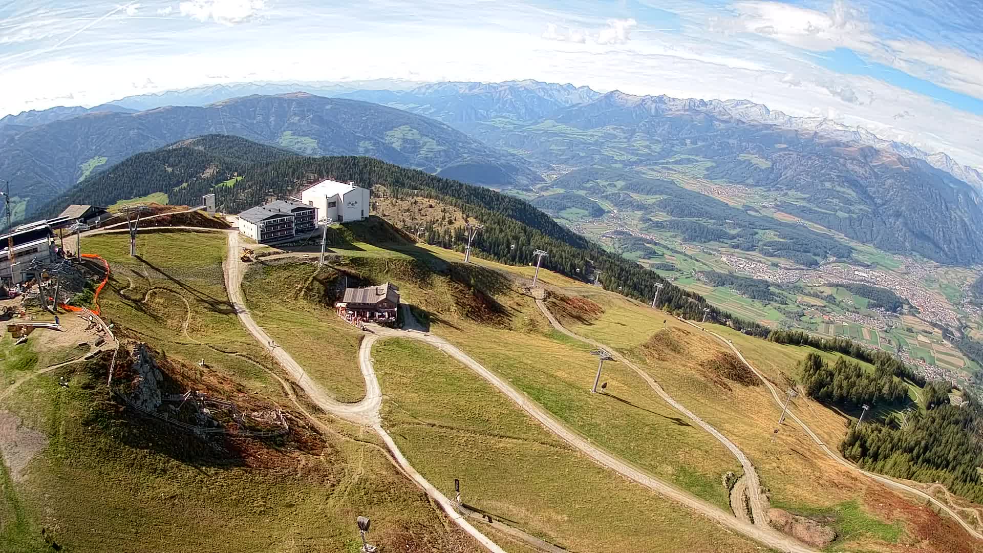 Kronplatz peak Ski resort | view to Bruneck