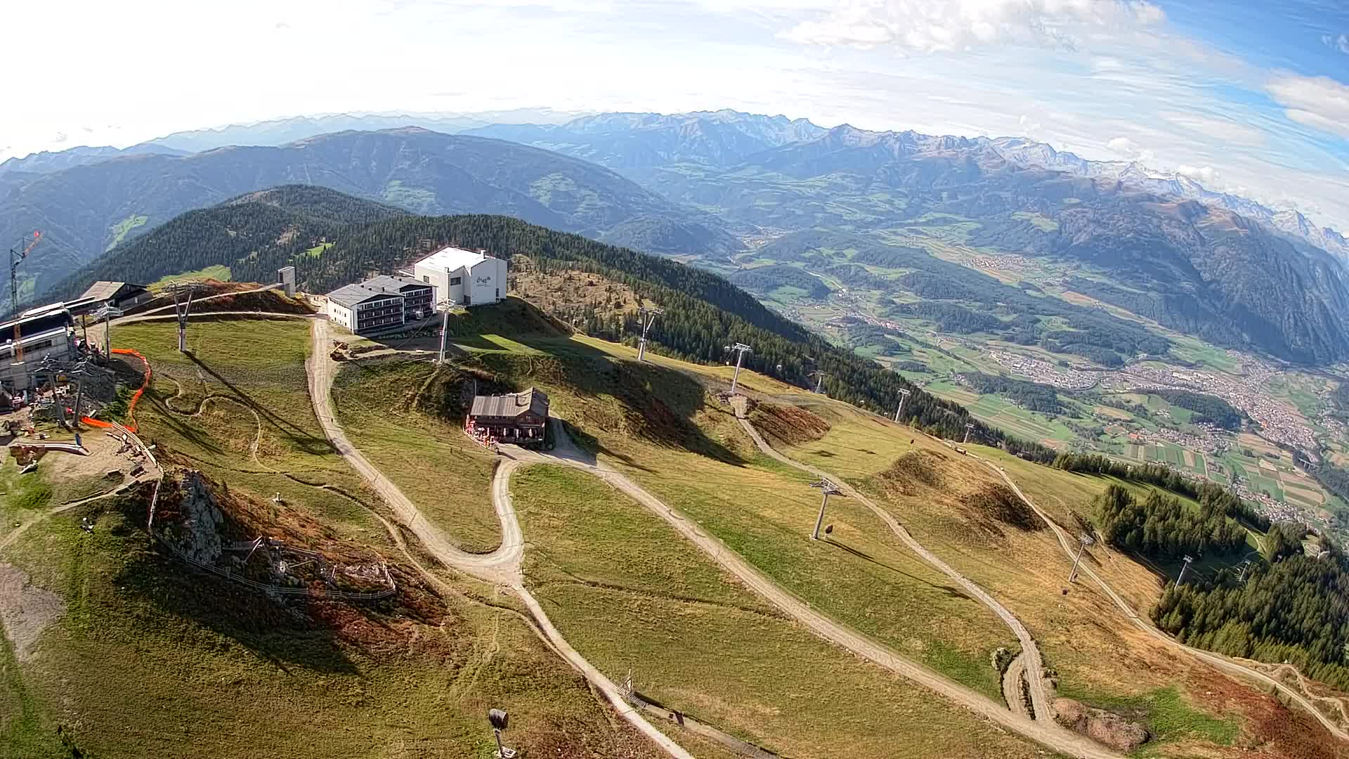 Kronplatz peak Ski resort | view to Bruneck