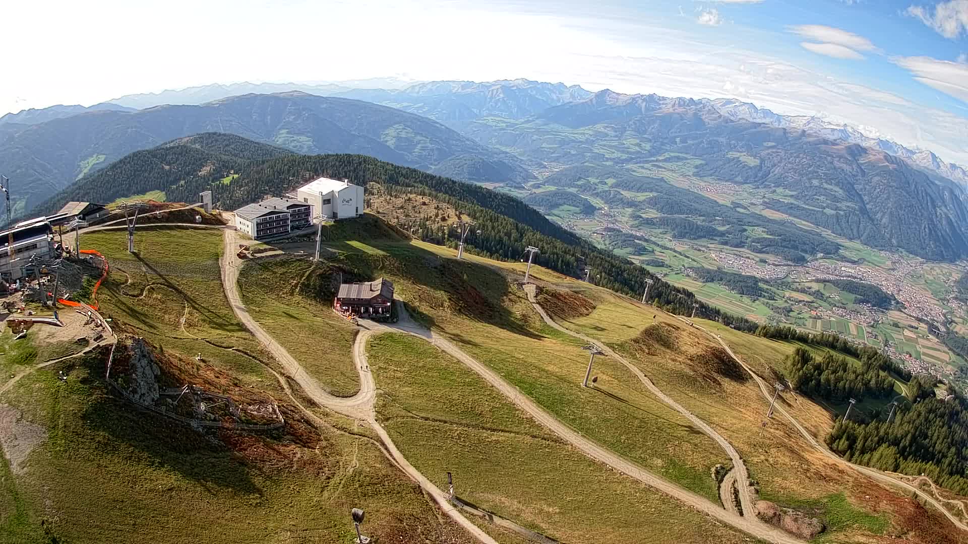 Kronplatz peak Ski resort | view to Bruneck