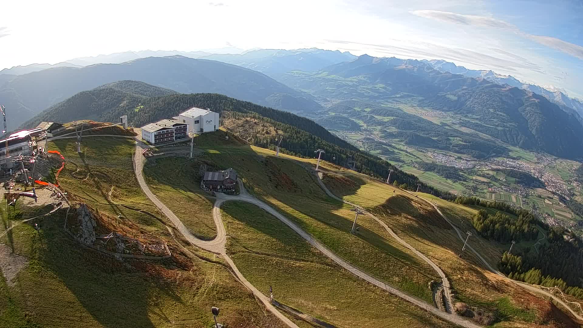 Kronplatz peak Ski resort | view to Bruneck