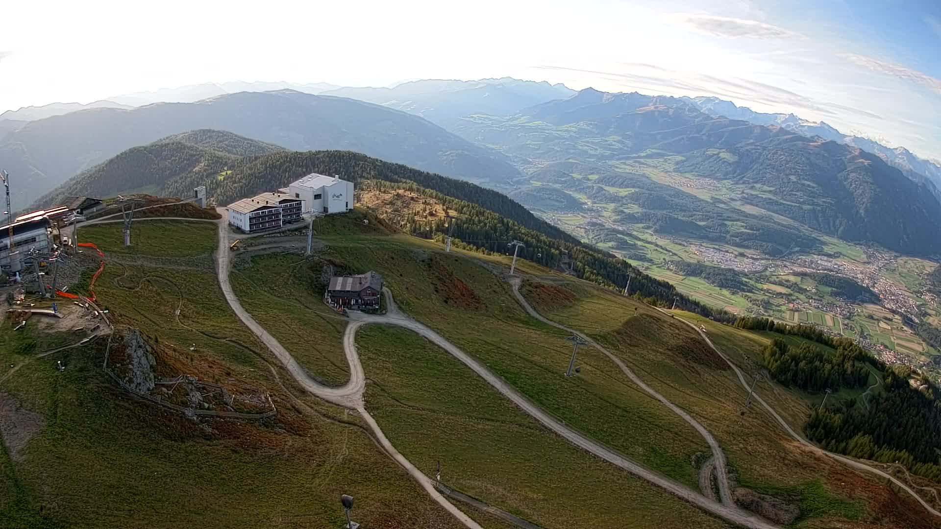 Kronplatz peak Ski resort | view to Bruneck