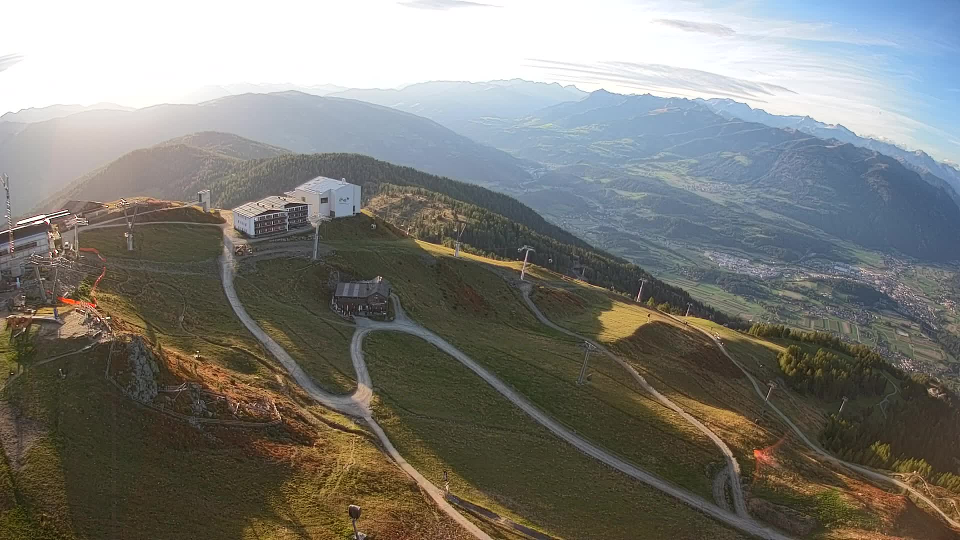 Kronplatz peak Ski resort | view to Bruneck