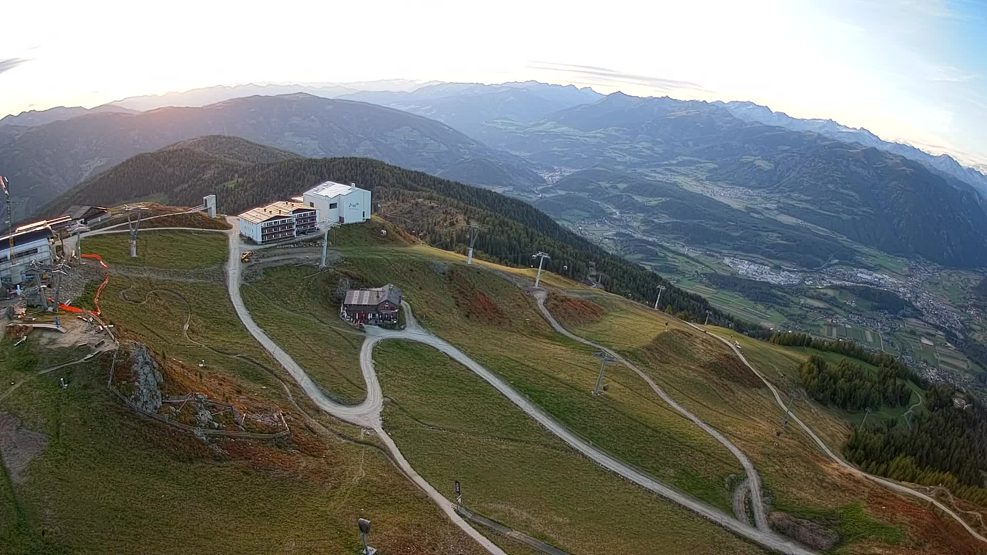 Kronplatz peak Ski resort | view to Bruneck