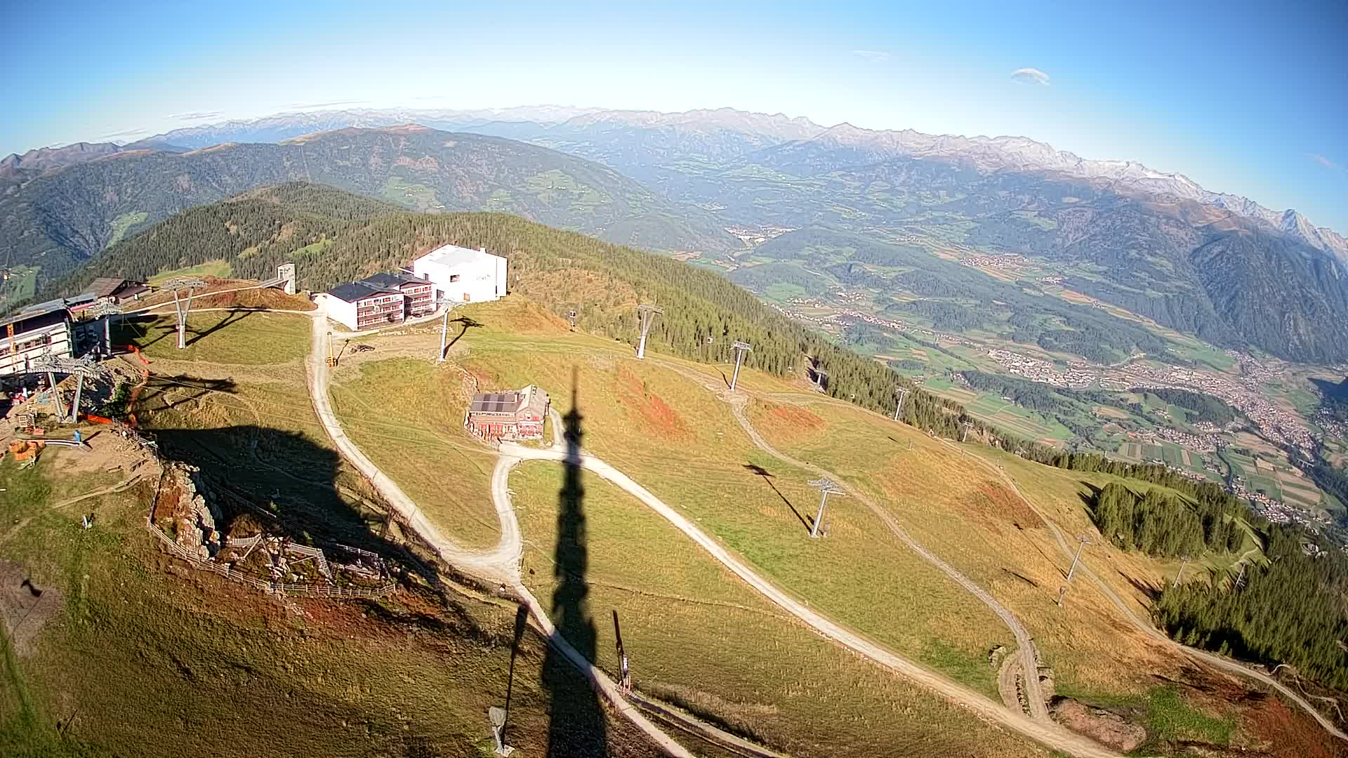 Kronplatz peak Ski resort | view to Bruneck