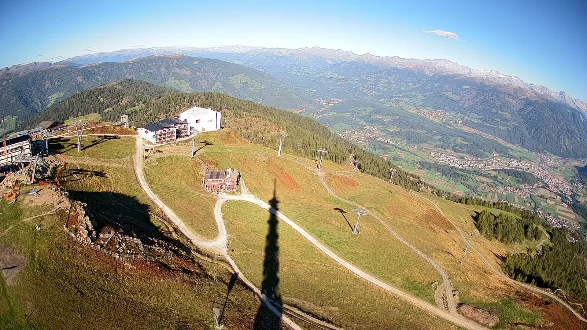 Kronplatz peak Ski resort | view to Bruneck