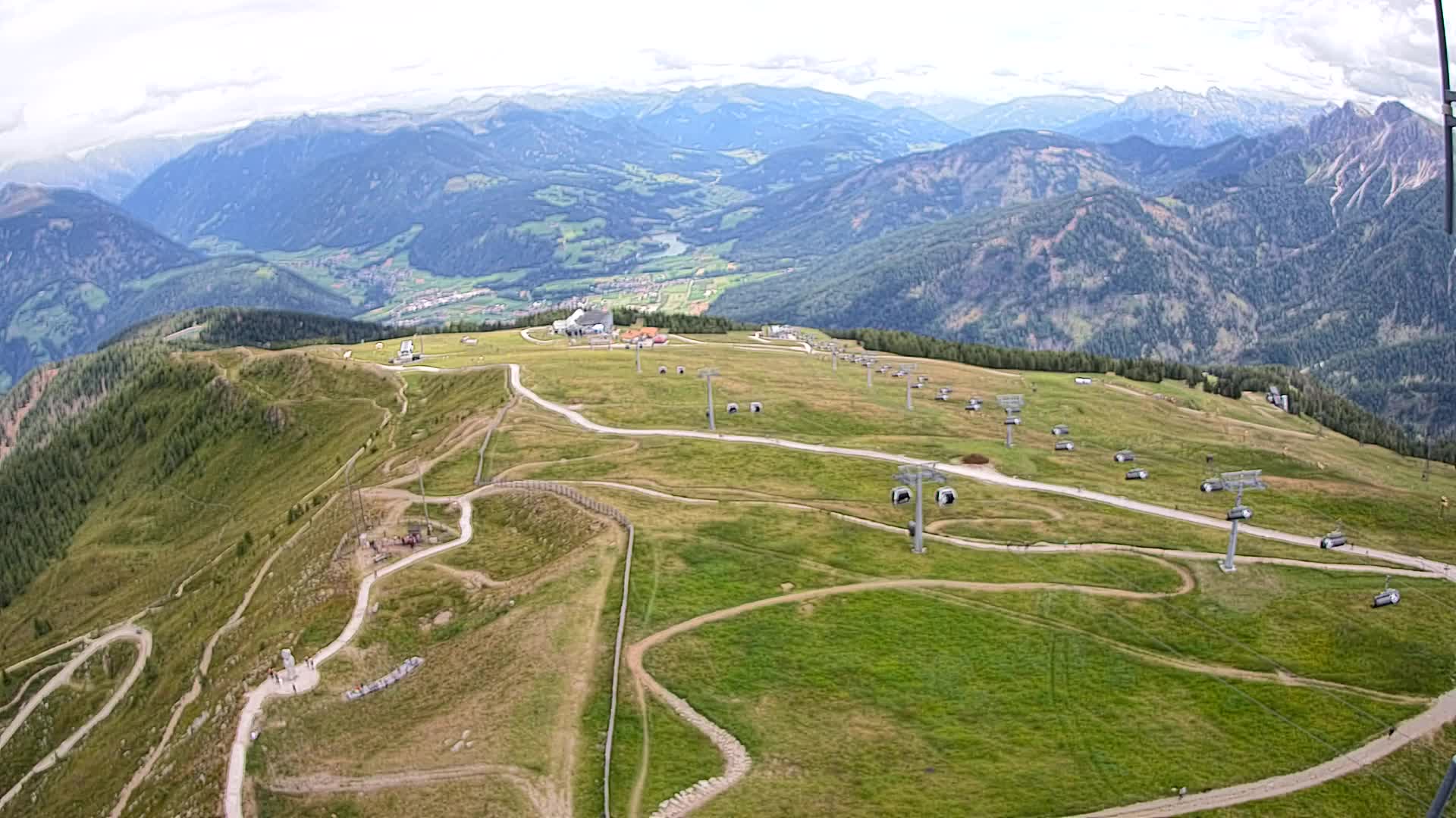 Kronplatz-Gipfel | Blick nach Olang – Valdaora