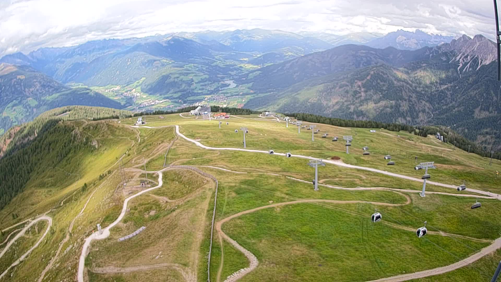 Kronplatz-Gipfel | Blick nach Olang – Valdaora