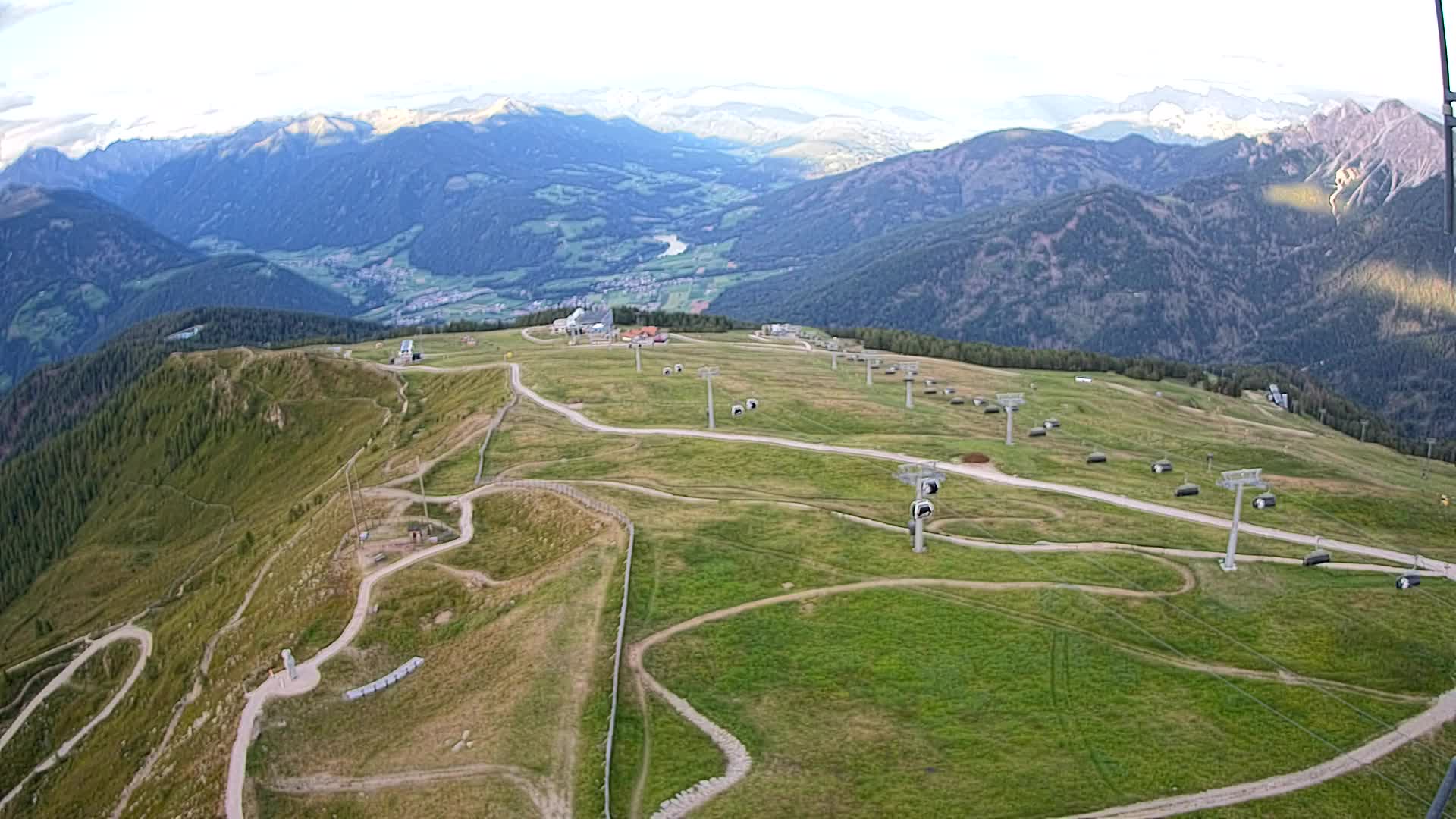 Kronplatz-Gipfel | Blick nach Olang – Valdaora