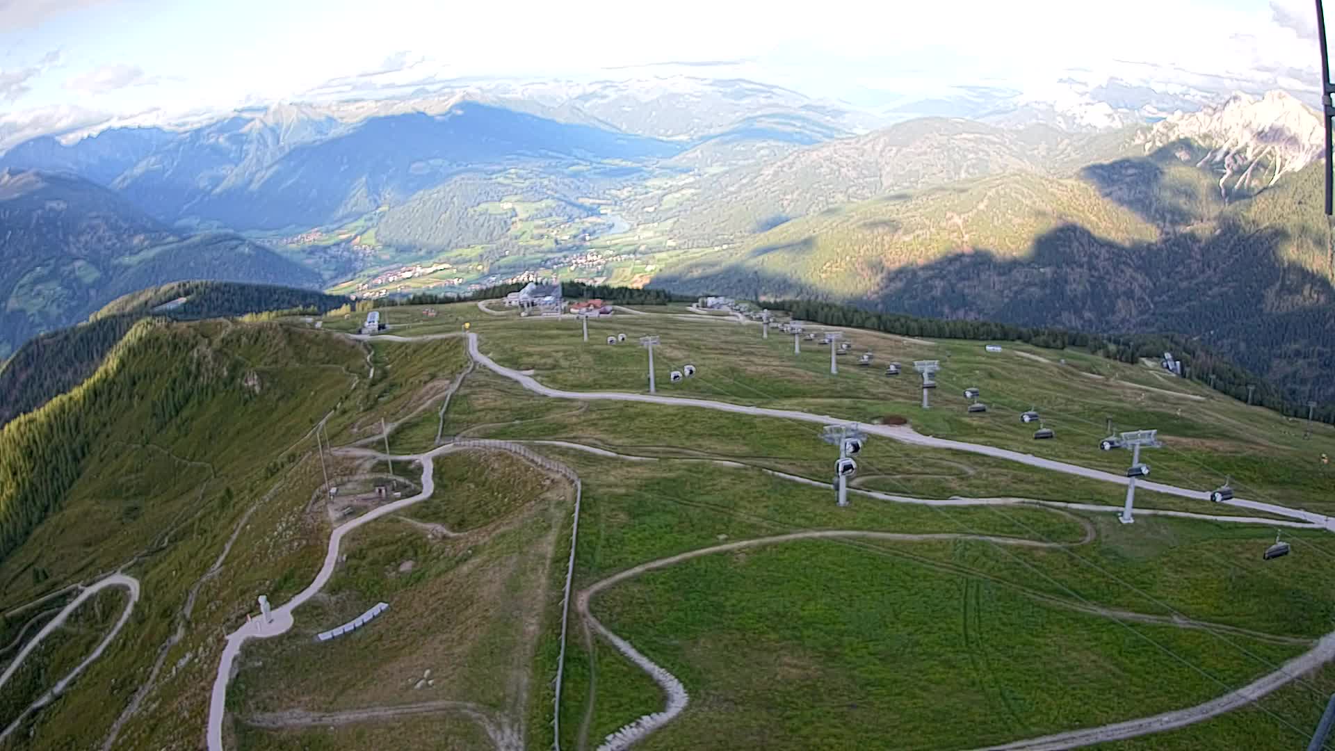 Kronplatz-Gipfel | Blick nach Olang – Valdaora