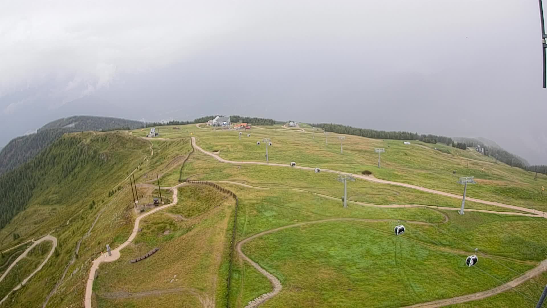 Kronplatz-Gipfel | Blick nach Olang – Valdaora