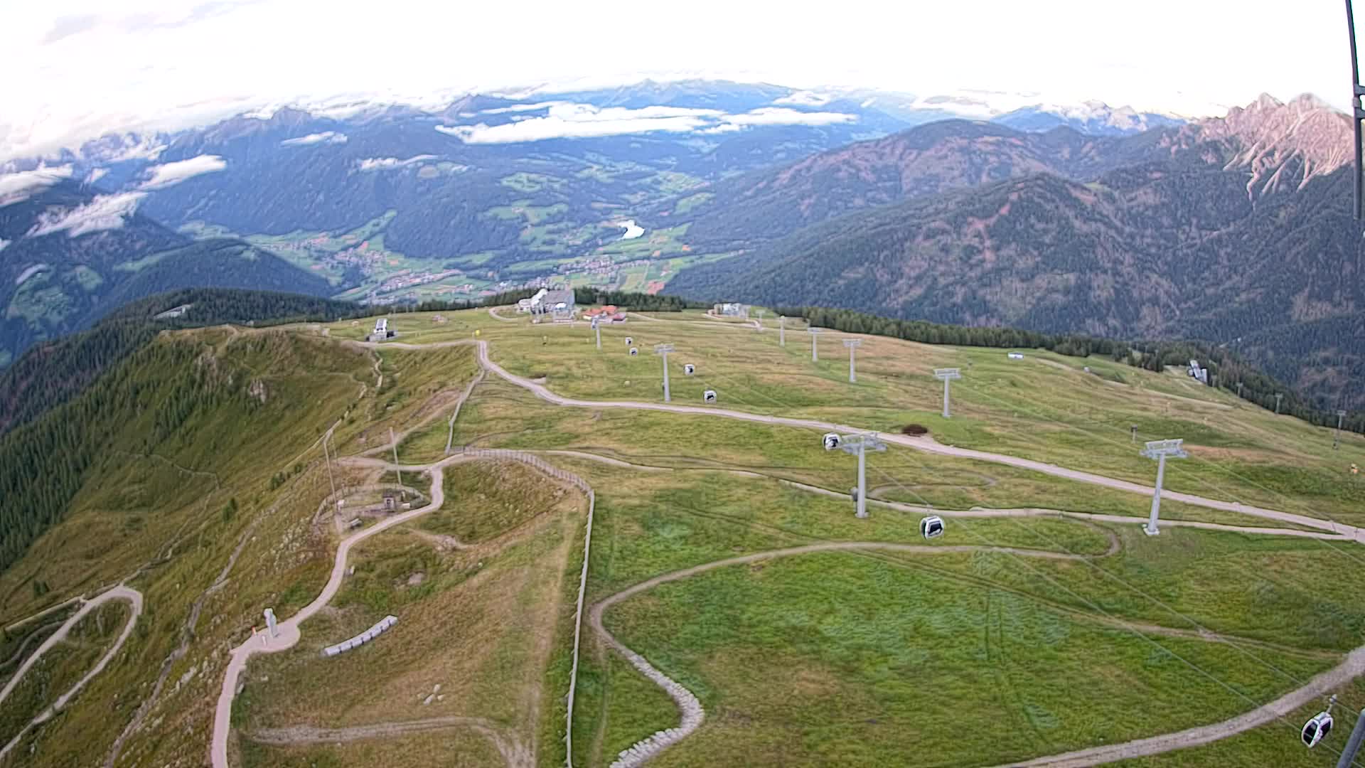 Kronplatz-Gipfel | Blick nach Olang – Valdaora
