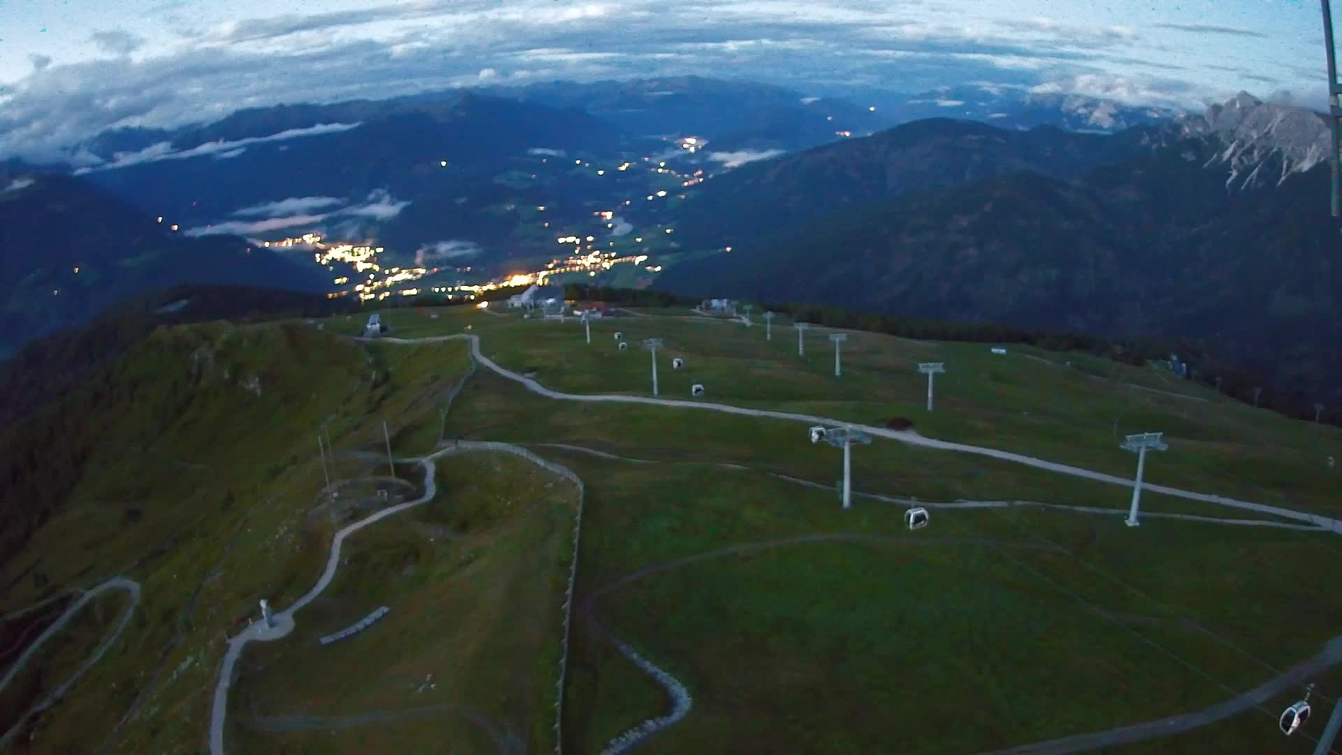 Kronplatz-Gipfel | Blick nach Olang – Valdaora