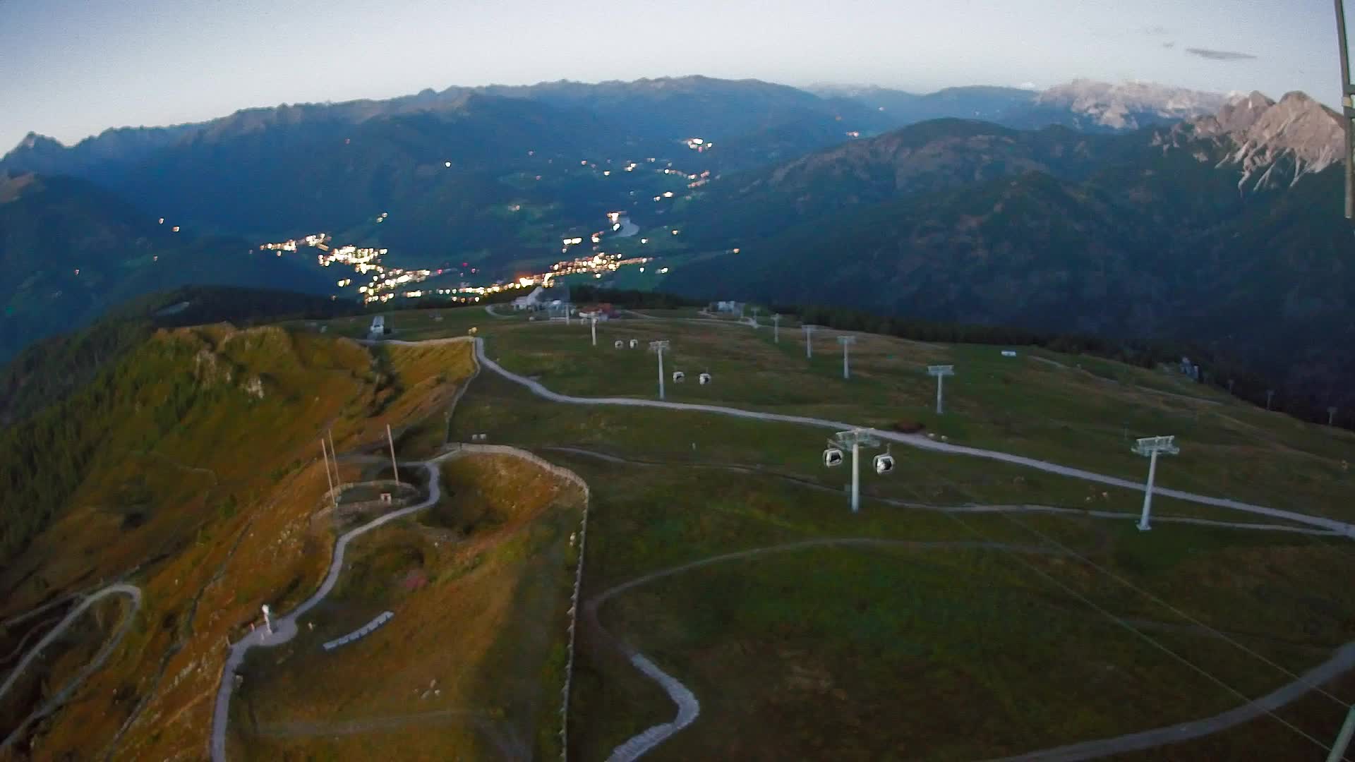 Kronplatz-Gipfel | Blick nach Olang – Valdaora