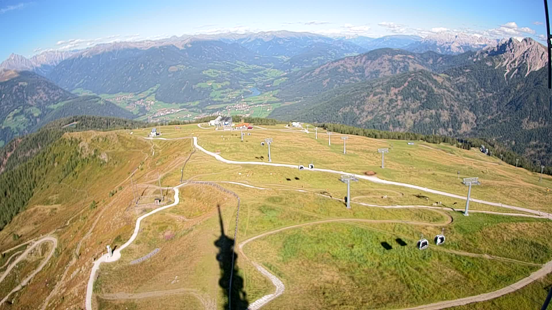 Kronplatz-Gipfel | Blick nach Olang – Valdaora